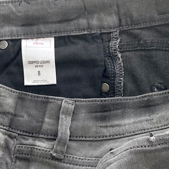 Express (NWOT) Mid Rise Cropped Legging / Size 8 - Picture 8 of 8